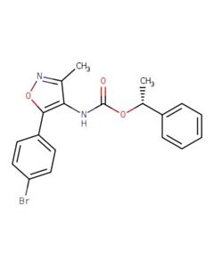 Astatech (R)-1-PHENYLETHYL (5-(4-BROMOPHENYL)-3-METHYLISOXAZOL-4-YL)CARBAMATE; 10G; Purity 97%; MDL-MFCD25977339